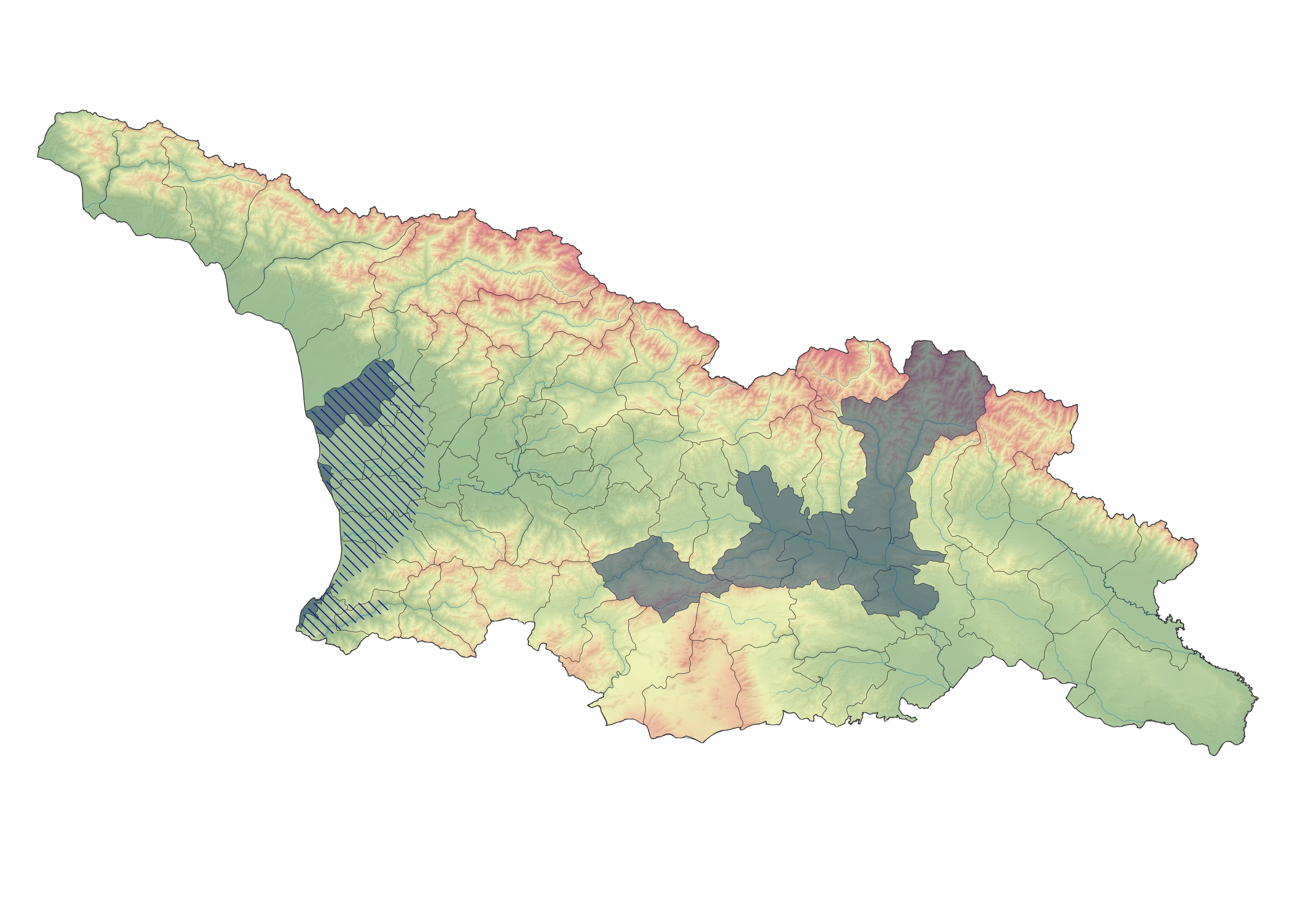 Map of project areas